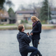 Illustration for article titled Photographer Captures Marriage Proposal by Hiding in a Garbage Can